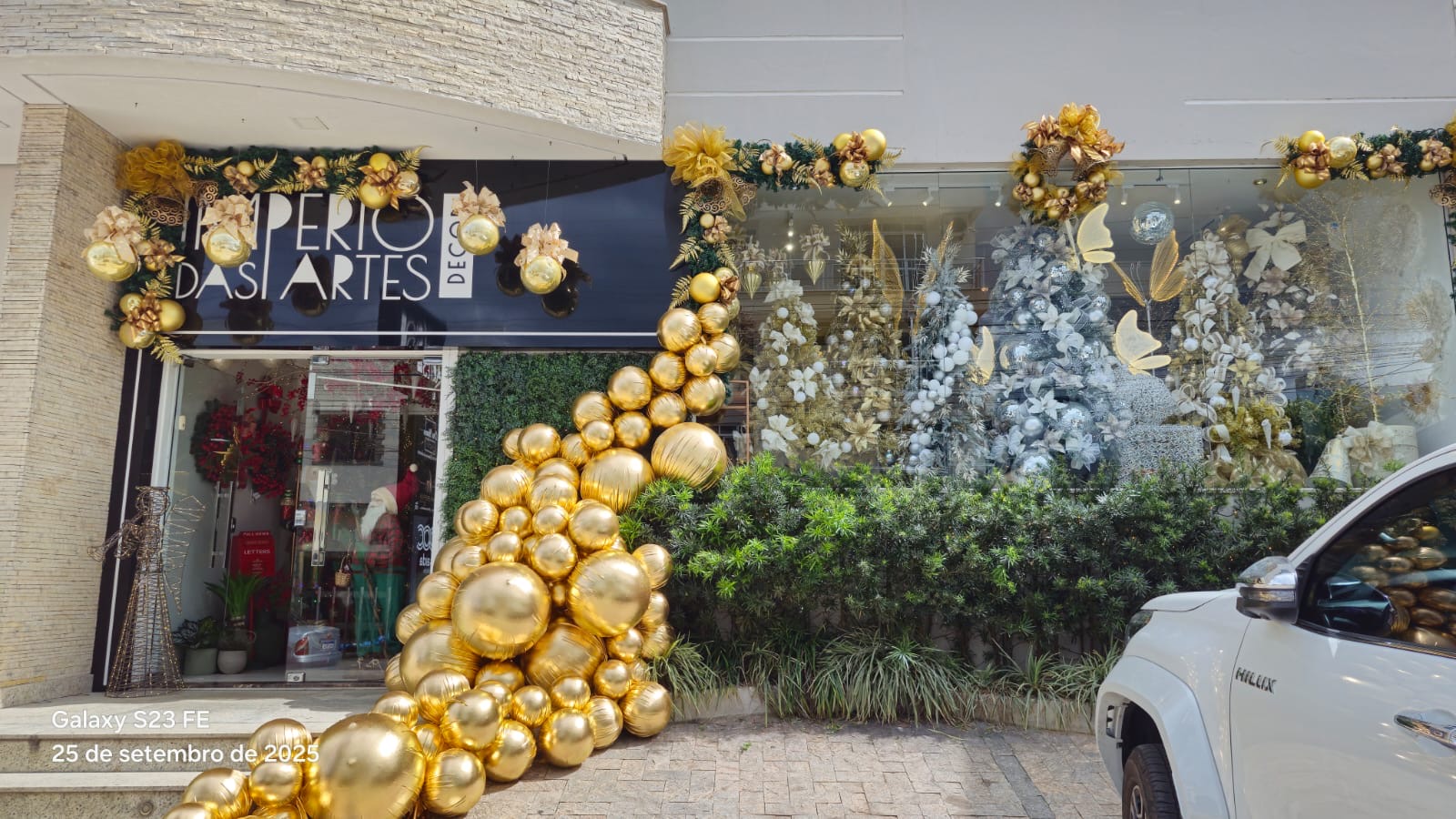 IMPÈRIO DAS ARTES DECOR EM SÃO JOSÉ (SC) COM BELOS PRODUTOS NATALINOS.
