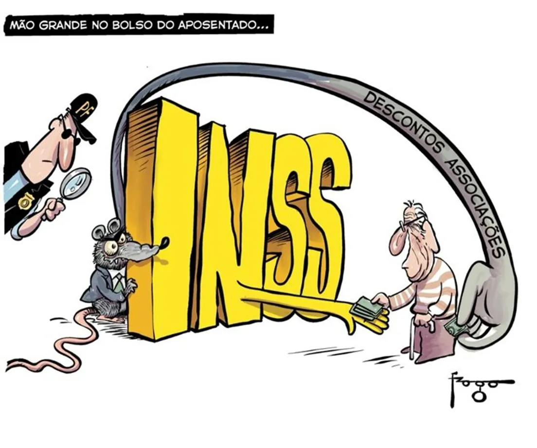 PF IDENTIFICA PLANILHAS DE PROPINAS NO ESQUEMA DE DESVIOS DE  APOSENTADORIAS E PENSÕES DO INSS