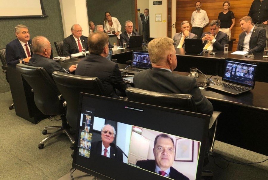 FRENTE PARLAMENTAR  SC - ITÁLIA  INSTALADA NA ALESC