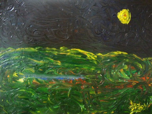 Juan Godoy em fase Neo-Impressionista