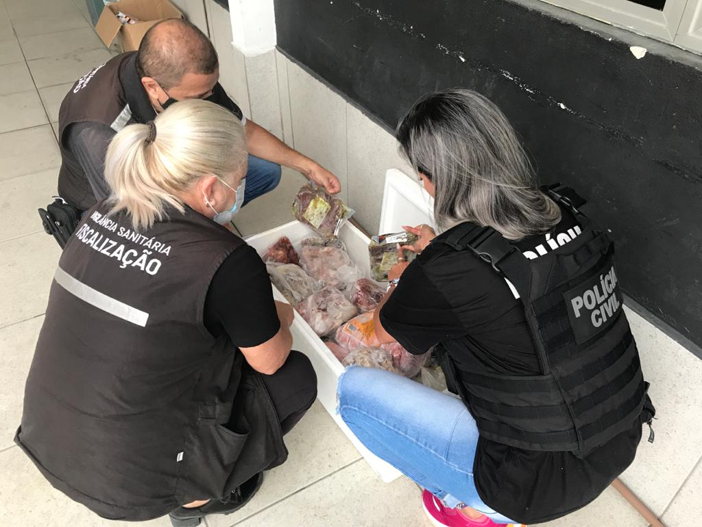 Operação da Polícia Civil de Itajaí (SC),  prende quadrilha que vendia em SC  carne com prazos vencidos 