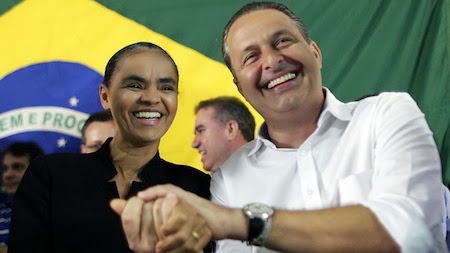 Eduardo Campos e Marina Silva formarão chapa