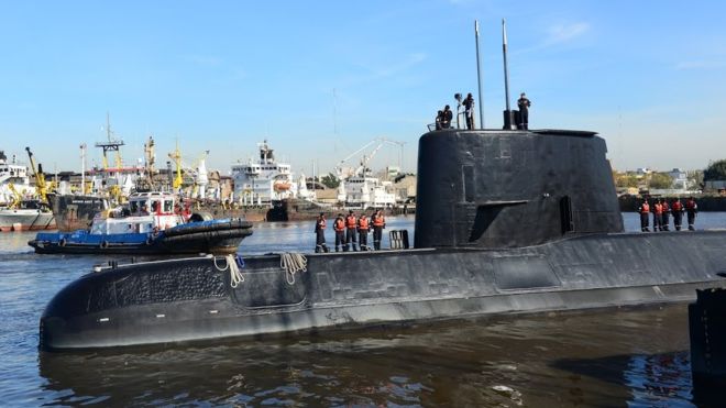 Submarino ARA San Juan pode ter sofrido explosão