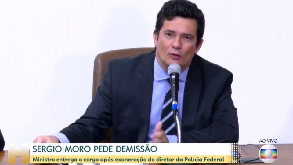 Moro pede demissão à Bolsonaro. Viu que embarcou num estelionato eleitoral. Mais uma das eleições que o Brasil sofreu