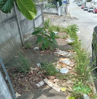 Situação crítica de muitas calçadas em São José (SC)