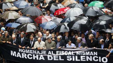 Caso Alberto Nisman - Manifestação popular em Buenos Aires