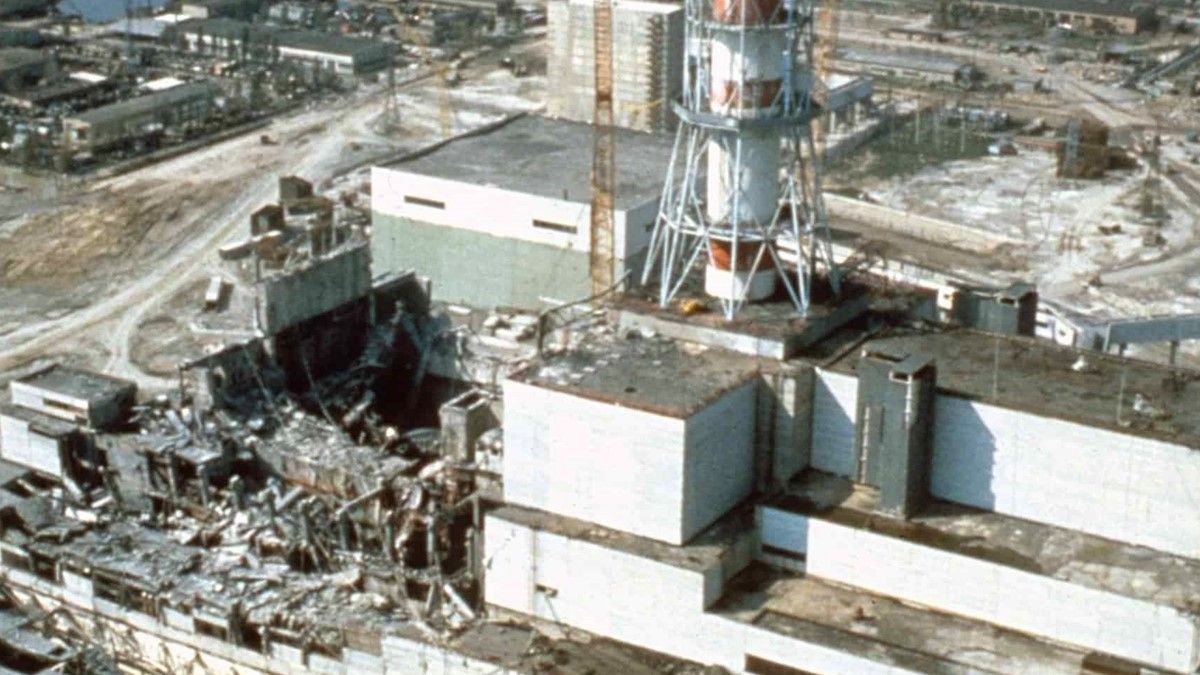 Usina nuclear de Chernobyl expandido altíssima radiação