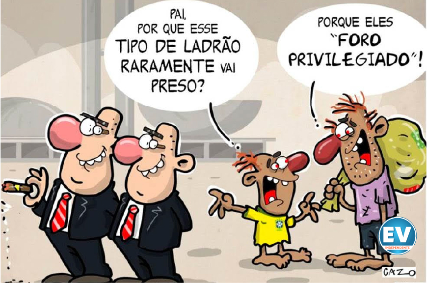 Foro privilegiado - Instrumento de proteção para muitos mafiosos e corruptos e que precisa acabar urgentemente