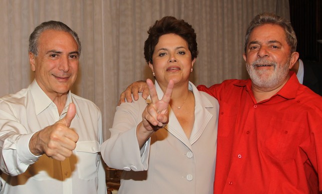 Lula; Dilma (PT) e Temer (PMDB) - o \"Triplex\" num presídio federal