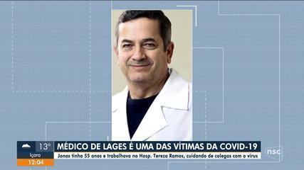 Covid-19 provoca a morte de mais dois médicos em Santa Catarina