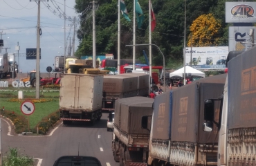 Greve de caminhoneiros intensificada no Brasil