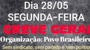 Brasil e greve geral em protesto contra máfia governamental e abuso de preços dos combustíveis