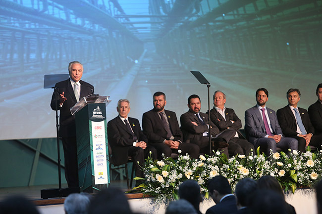 Temer participa de evento nacional da Indústria da Construção, em Florianópolis (SC)