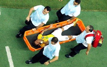 Neymar está fora da Copa