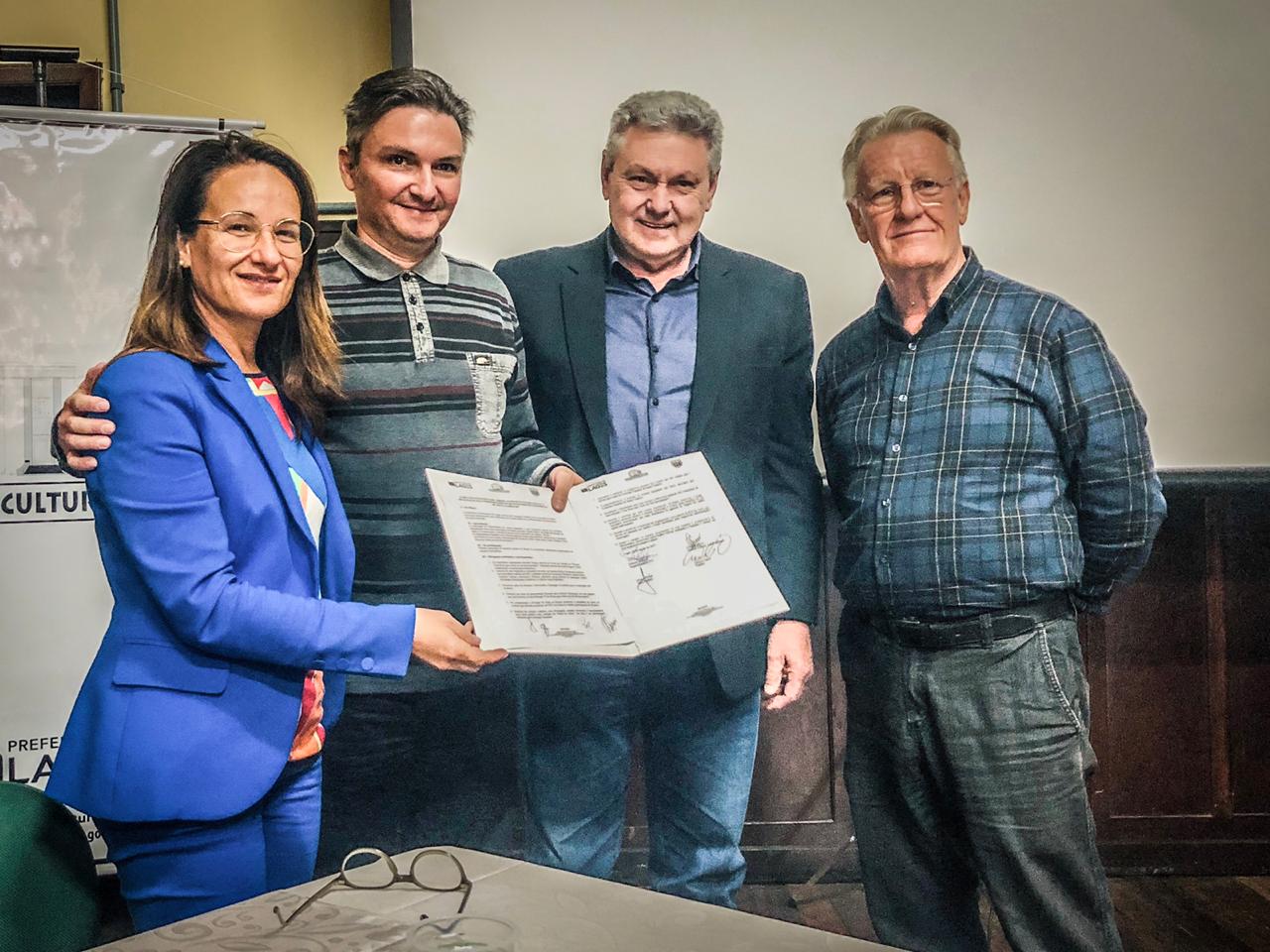 Lages (SC), recebe comitiva italiana para celebrar os 198 anos de nascimento de Anita Garibaldi