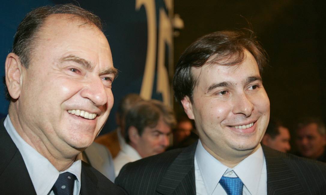 Presidente da Câmara Rodrigo Maia (DEM/RJ) e vereador Cesar Maia (DEM/RJ), na mira da PGR. PF e MPF detectaram corrupção; lavagem de dinheiro e falsidade ideológica