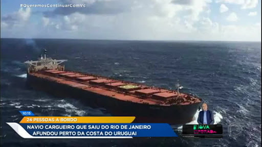 Navio cargueiro desaparece no Oceano Atlântico
