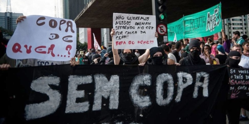 Confrontos e manifestações no Brasil
