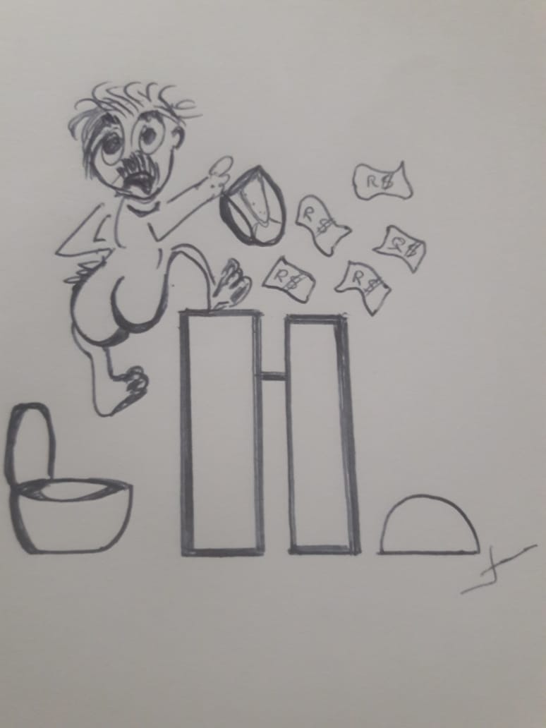 Cuecão e pepita do senador Chico o DEM-RR;  é parte do retrato de um Brasil afundado na M.D.A....pura !